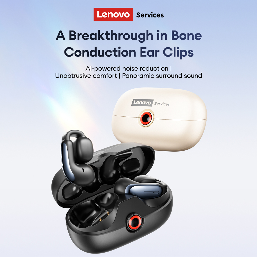 Wired Earphone Mic - Lenovo LES-108 Kemik İletimli TWS Kulak