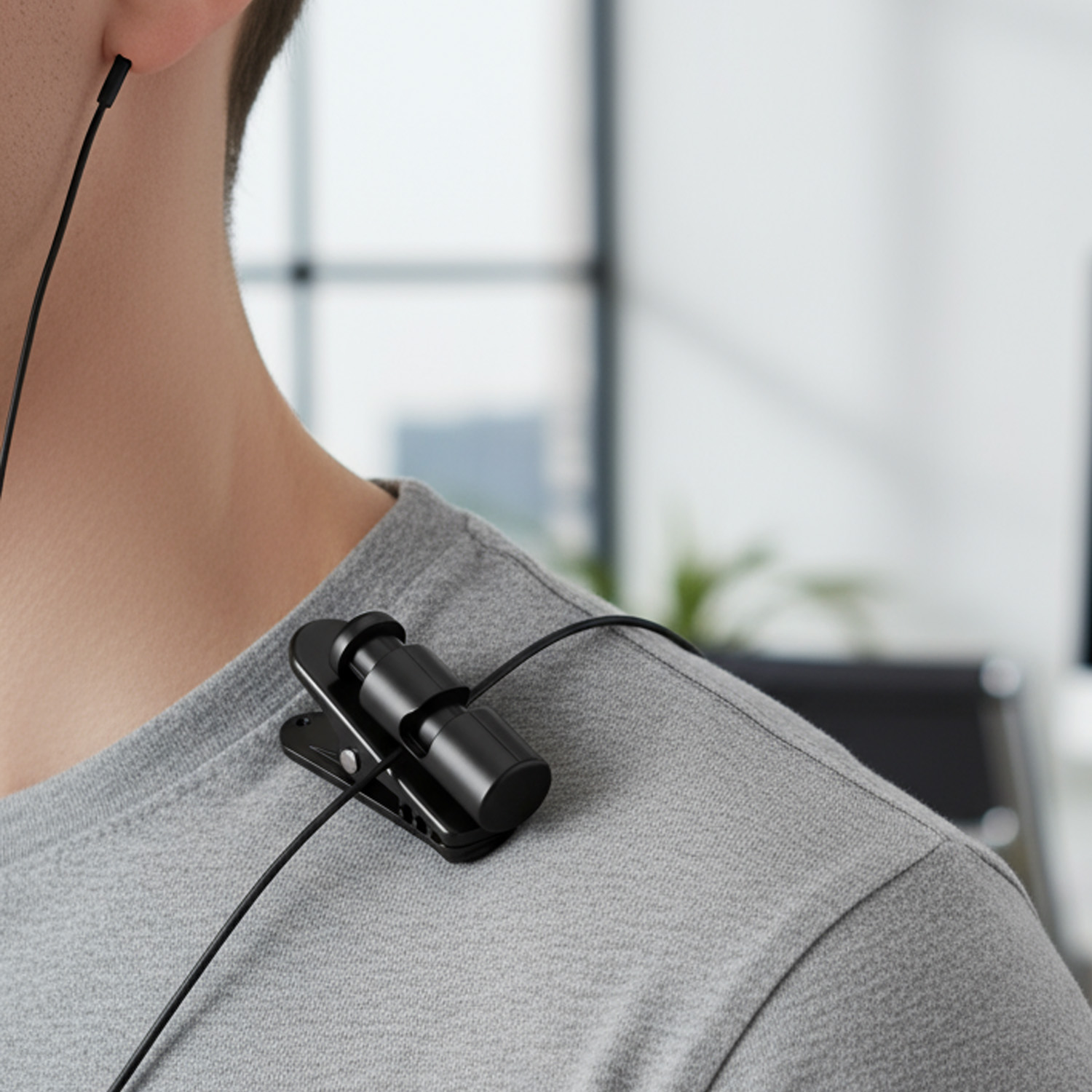 Wired Earphone Mic - 1-10 paket kulaklık sabitleme klipleri kulaklık