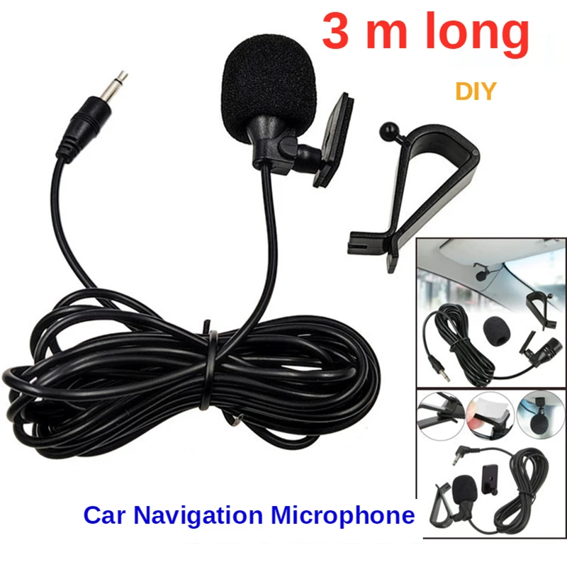 Audiophile Headphone Wired - Araba Mikrofon Sesli Navigasyon Kablolu Klip