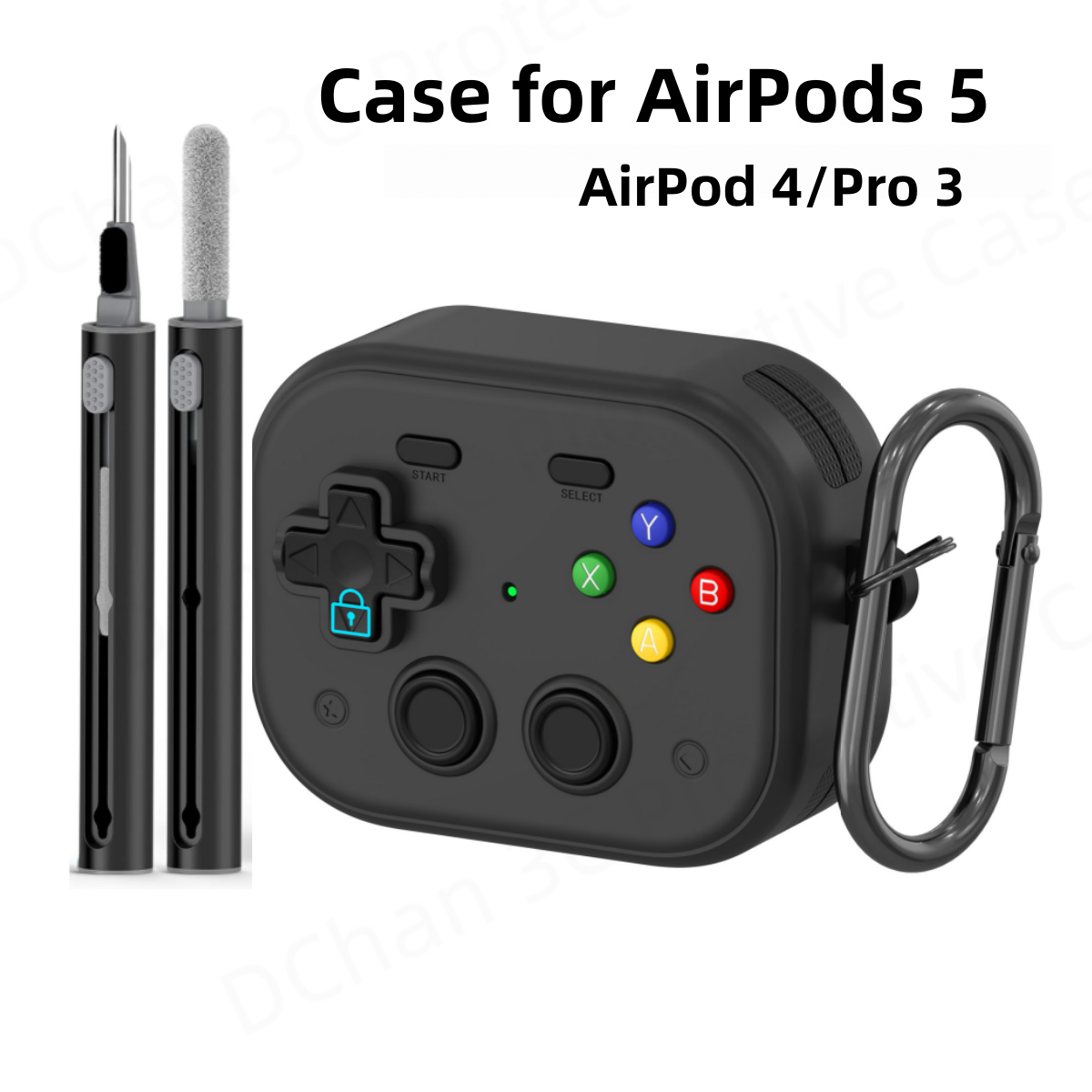 Headphone Case Hard - 2026 AirPods 5 Oyun Kılıfı Tam
