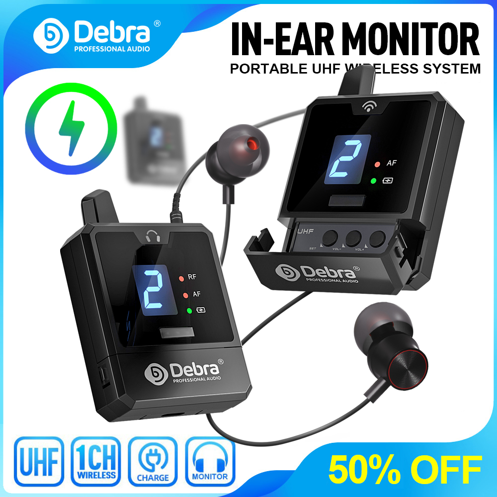 In Ear Monitor Iem - Debra UHF IEM Kablosuz Kulak İçi