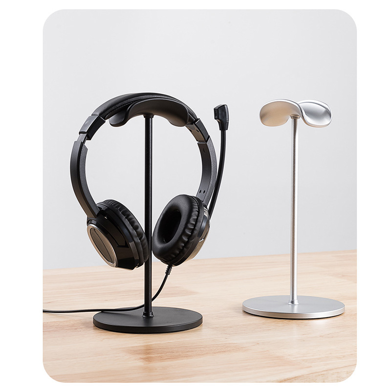 Headphone Stand Desk - Metal Kafaya Monte Kulaklık Standı Kaymaz