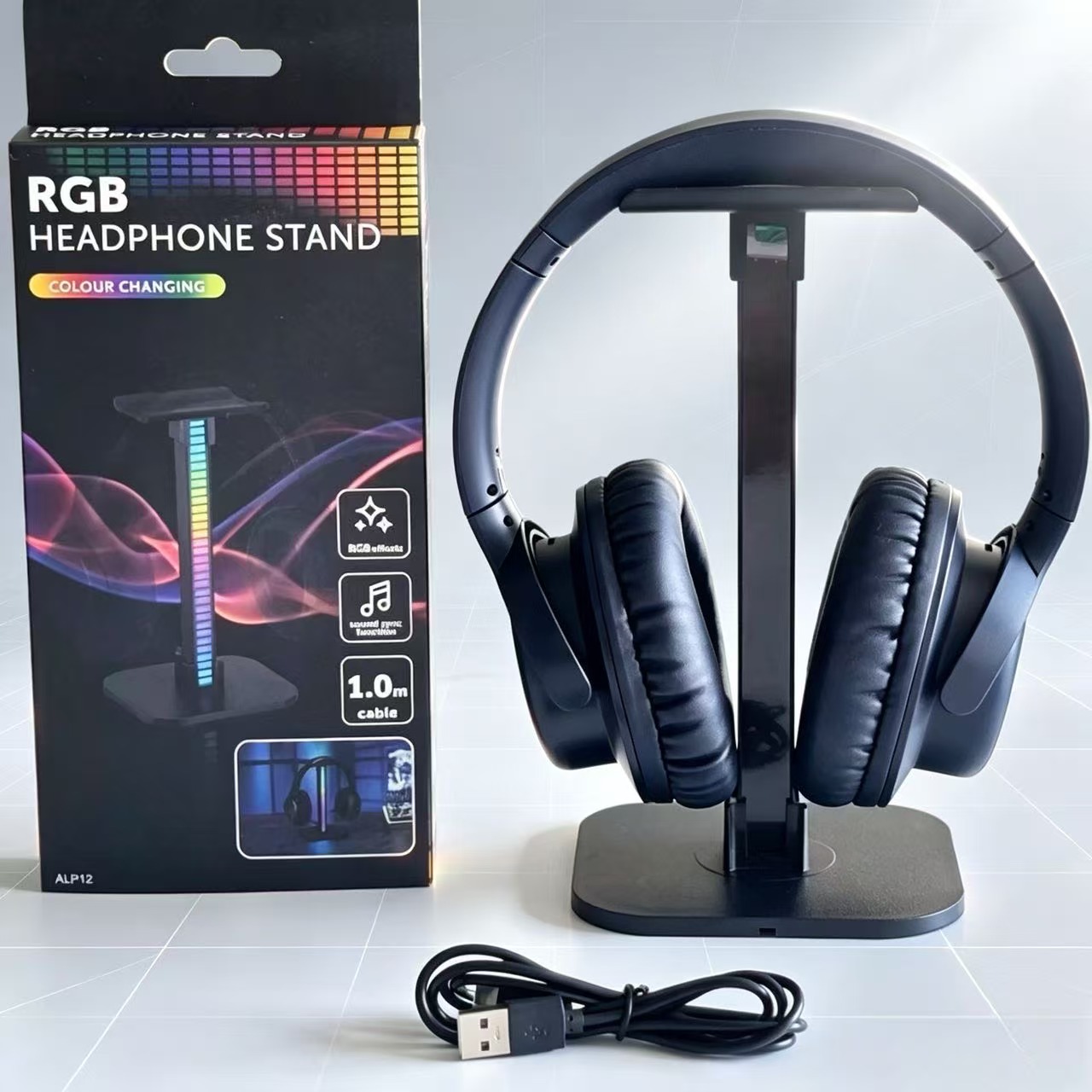 USB Oyun Kulaklığı Standı RGB  - Headphone Stand Desk incelemesi ve fiyatı