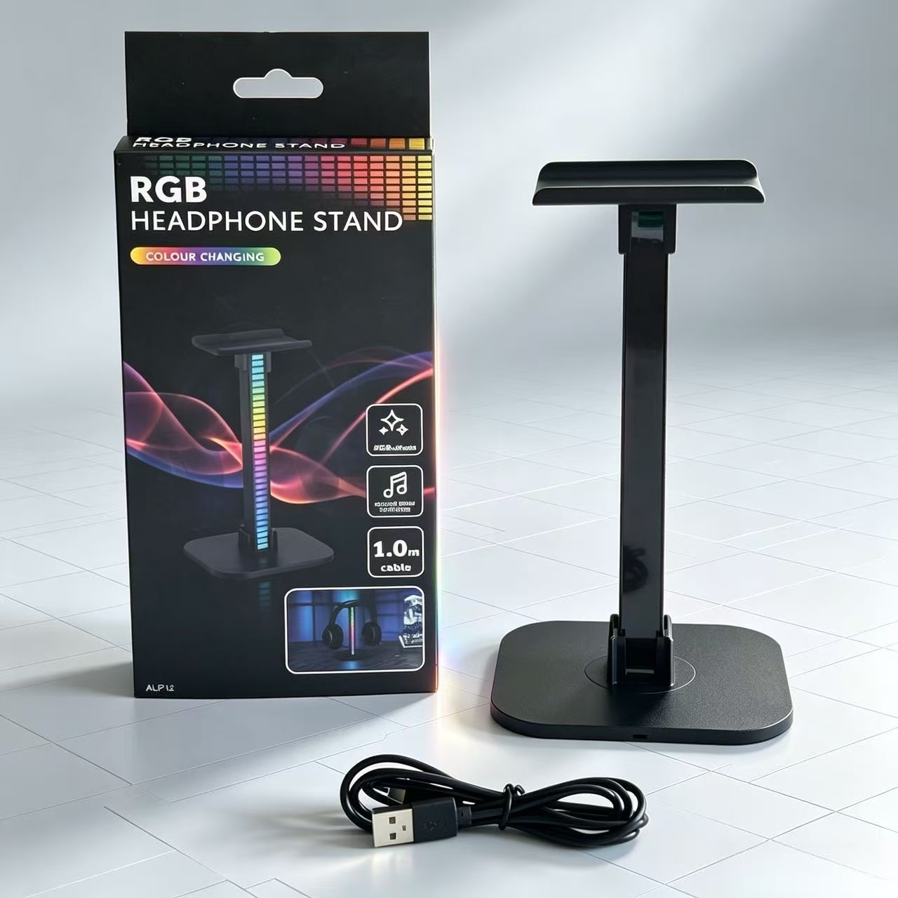 USB Oyun Kulaklığı Standı RGB  - Headphone Stand Desk incelemesi ve fiyatı