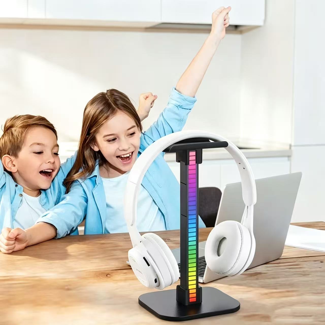 USB Oyun Kulaklığı Standı RGB  - Headphone Stand Desk incelemesi ve fiyatı